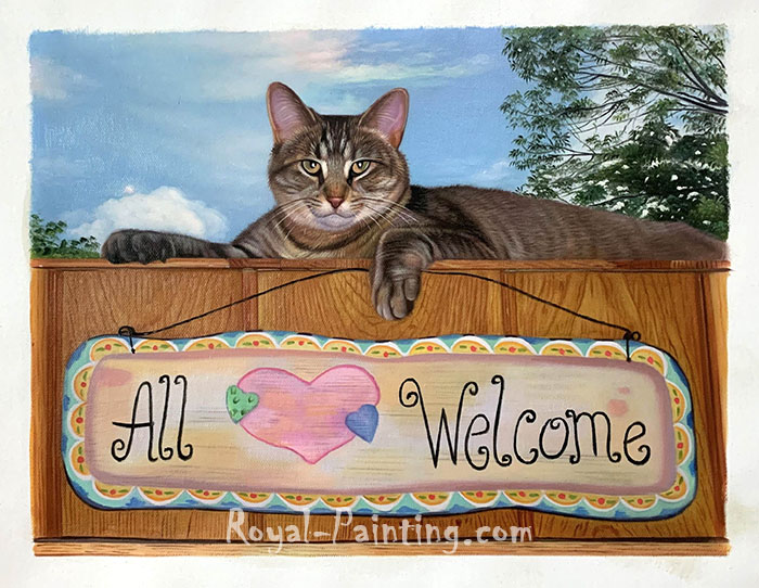 Customized Oil Painting For Pet